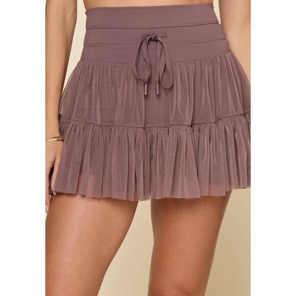 NWT Popflex Pirouette Skort Peppercorn 2x - Picture 2 of 9